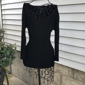 Knit scoop neck